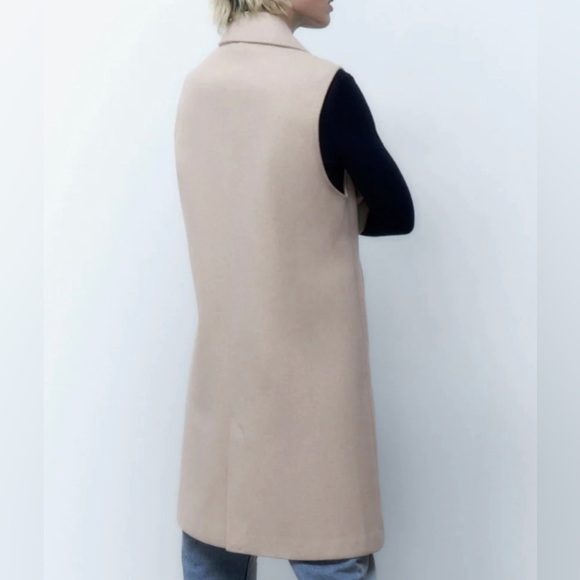 ZARA LONG WAISTCOAT - Picture 15 of 16